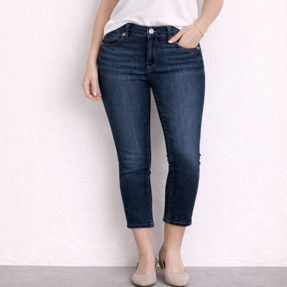 PAIGE Pants - Paige Verdugo Crop Dark Wash Jeans Size 29